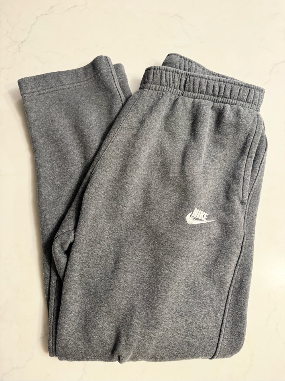 Nike Sportswear Club Fleece Joggers Dark Gray Heather Size Large